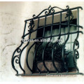 decorative powder coated wrought iron window bars